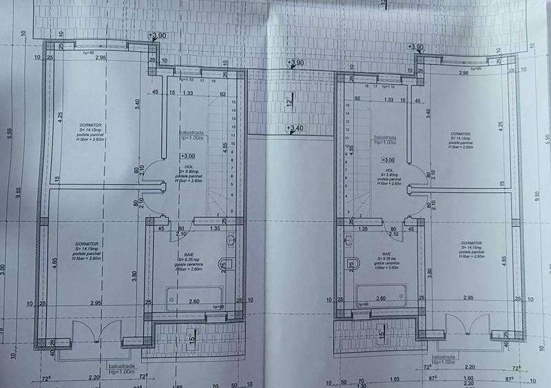 Duplex cu 4 camere cu Canalizare în Moșnița Veche