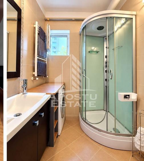 Apartament cu 2 camere semidecomandat, mobilat în UTA