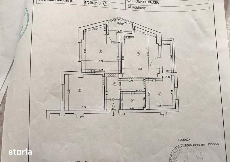 Apartament cu 3 camere în Central