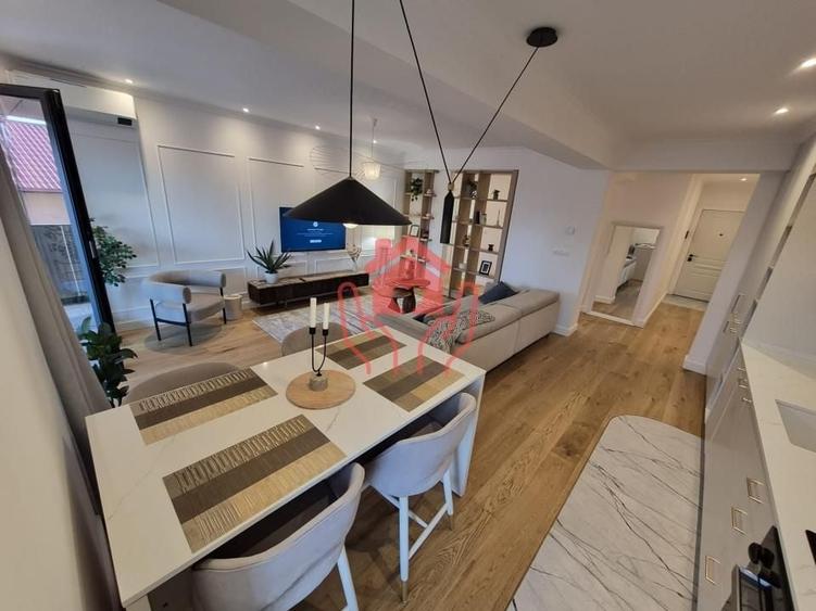 Apartament cu 3 camere semidecomandat, mobilat în Herăstrău