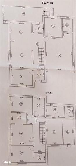 Casă cu 5 camere cu Teren 500 Mp în Central