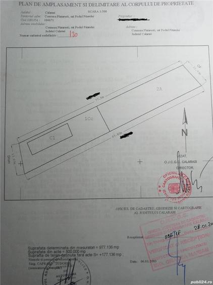 Casă cu Teren 978 Mp în Podu Pitarului