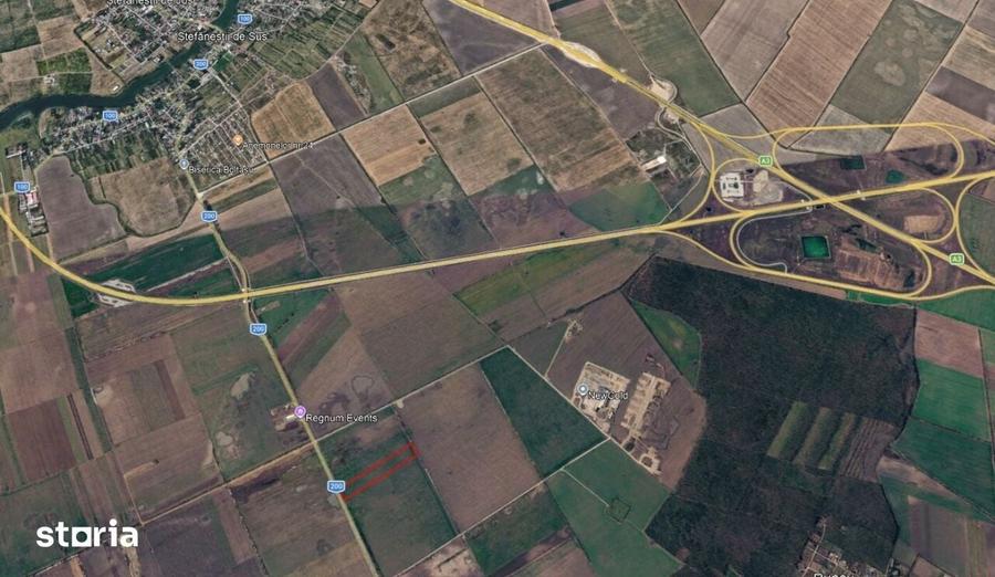 Inchiriere teren intravilan 33.153 mp | Acces asfalt | - 1