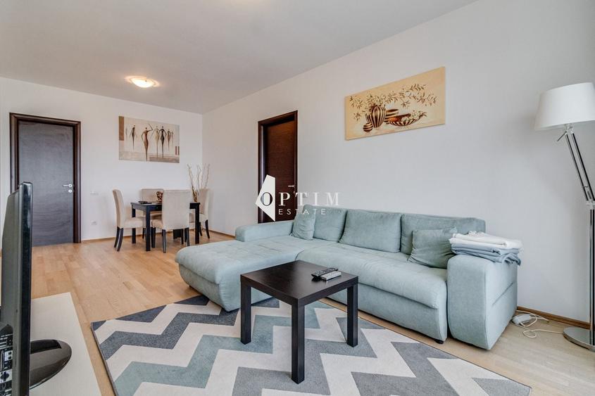 Apartament cu 2 camere semidecomandat, mobilat în Băneasa