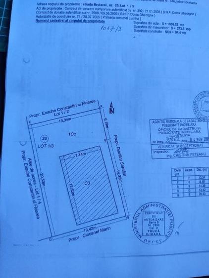 Casă individuală cu 3 camere cu Teren 274 Mp în Lumina