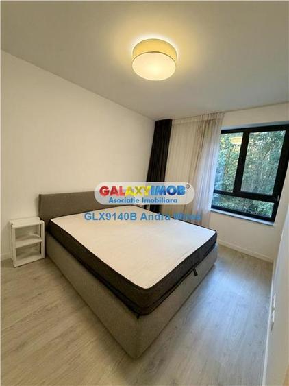 Apartament cu 2 camere semidecomandat, mobilat în Băneasa