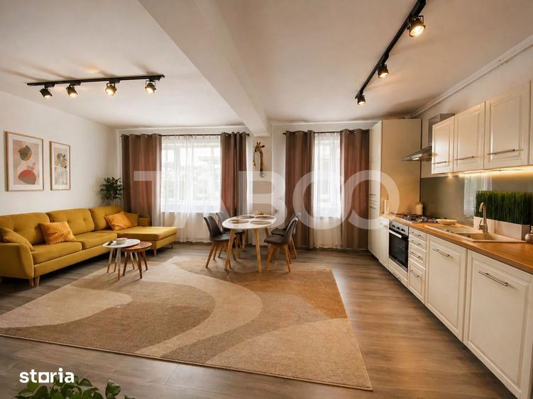 Apartament cu 2 camere semidecomandat, mobilat în Borhanci