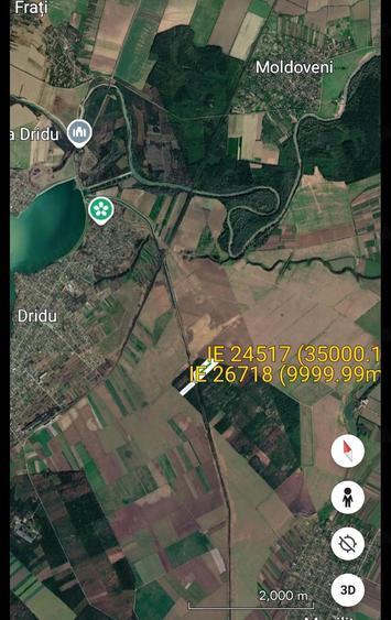 Teren de 45000 mp, în Dridu