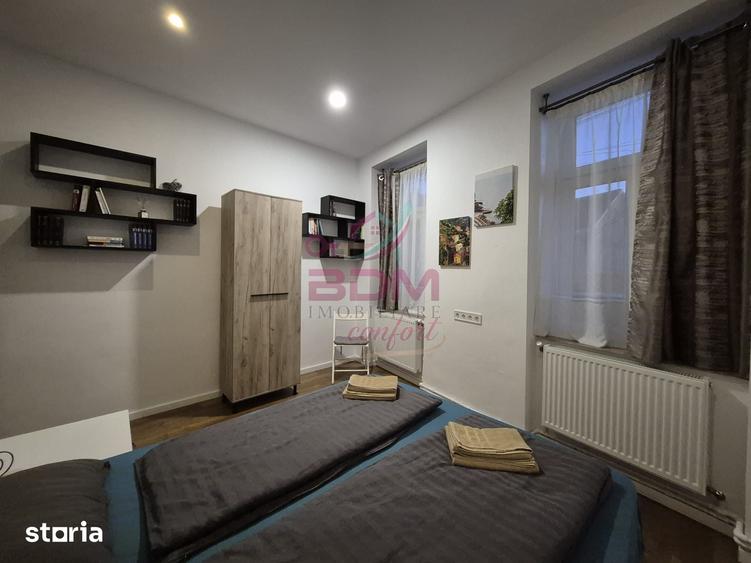 Apartament cu 3 camere semidecomandat în Central