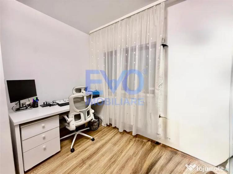 Apartament cu 3 camere nedecomandat în Lunca Cetățuii