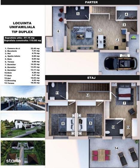 COMISION 0% | Teren 1.025 mp | Autorizatie Duplex | Corusu - 1