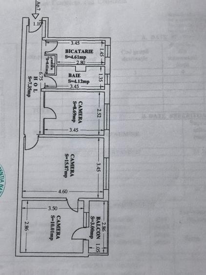 Apartament 3 camere cu 2 locuri de parcare - 2