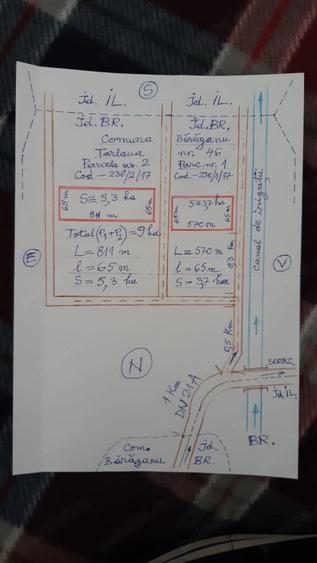 Teren de 90000 mp, în Bărăganul