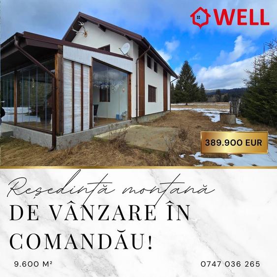 Casă cu 4 camere cu Teren 9600 Mp în Comandău