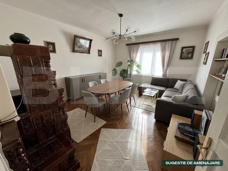 Casă individuală cu 3 camere cu Canalizare în Central