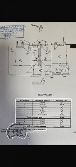 Apartament cu 2 camere decomandat, mobilat în Unirii
