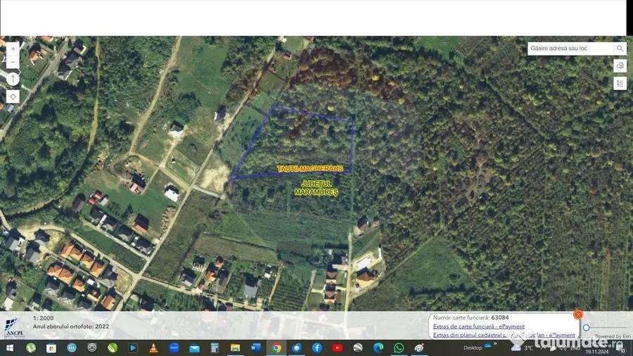 Teren de 9857 mp, în Tăuții-Măgherăuș