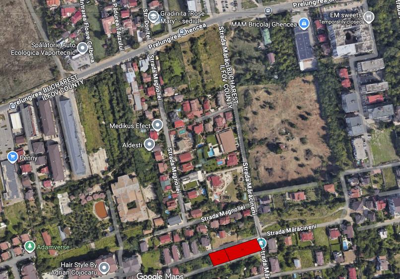 Teren Construcții intravilan de 607 mp, în Prelungirea Ghencea