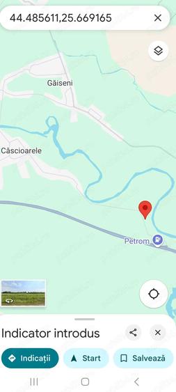 Teren de 5000 mp, în Găiseni
