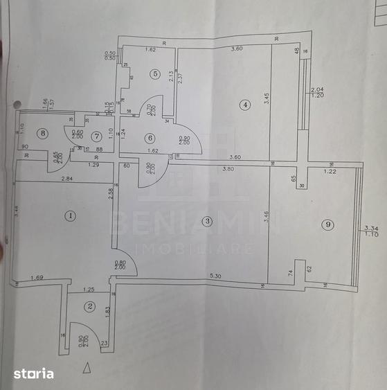 Apartament cu 2 camere semidecomandat în Craiovița Nouă
