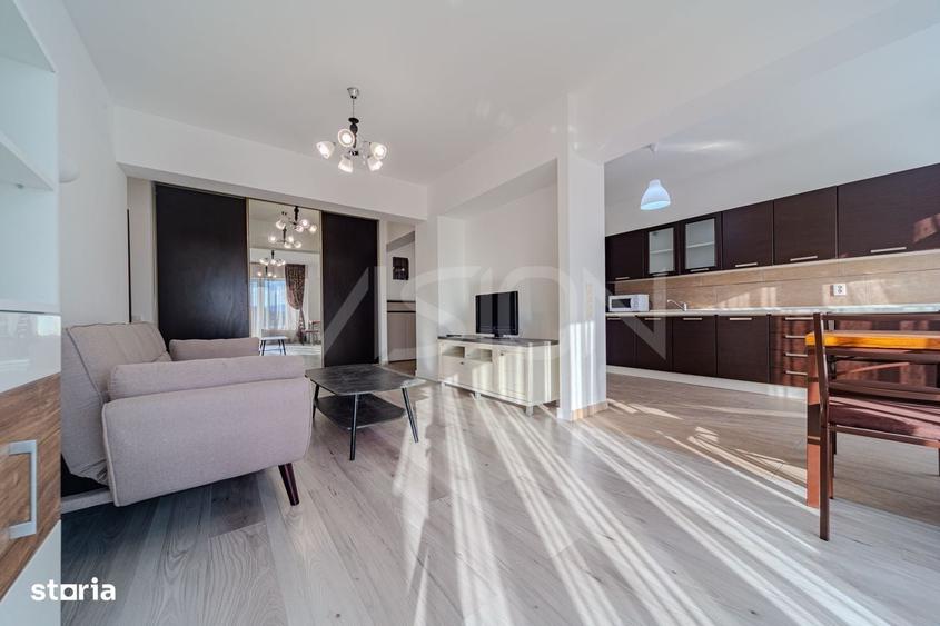 Apartament cu 2 camere semidecomandat în Central
