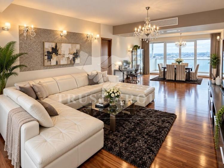 Apartament cu 4 camere semidecomandat, mobilat în Herăstrău