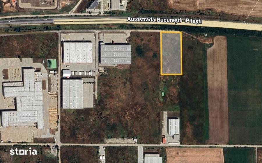 Teren 15.600 mp | deschidere 87 m | ideal hala / depozit Bolintin Deal - 2