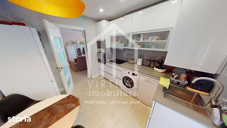 Apartament cu 3 camere, mobilat în Turnișor