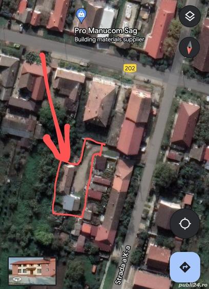 Teren central cu cladiri de vanzare in sat Sag, Timis - 3