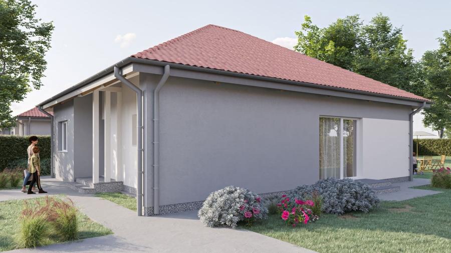 Casă individuală cu 3 camere cu Canalizare în Prejmer