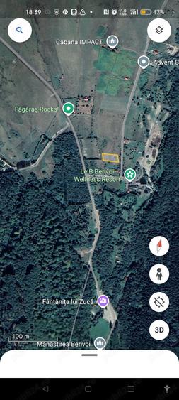 Teren de 2000 mp, în Berivoi