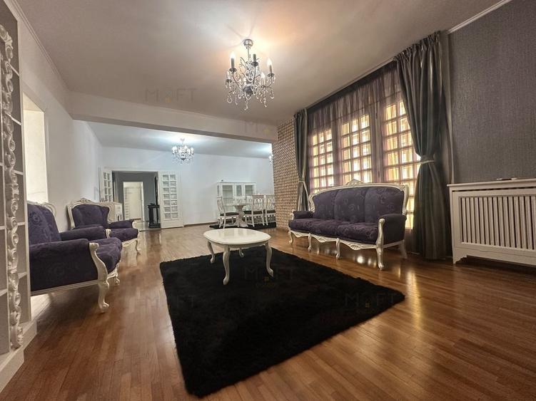 Apartament cu 4 camere decomandat, mobilat în Barbu Văcărescu