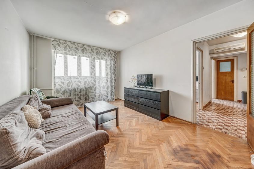 Apartament cu 3 camere decomandat, mobilat în Mihai Bravu