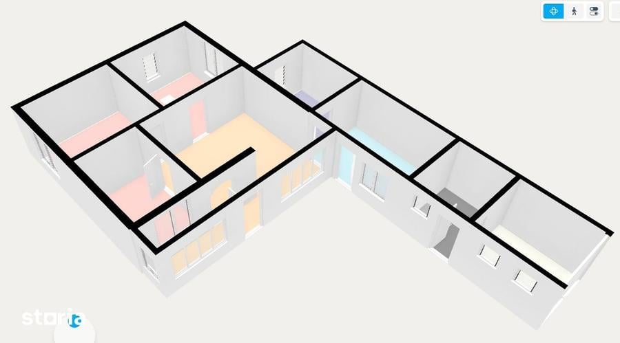 Casă cu 4 camere cu Teren 1500 Mp în Smârdan