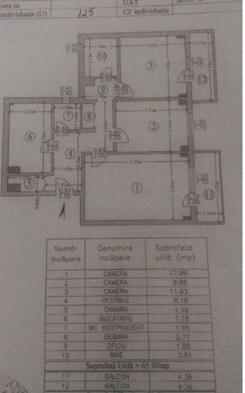 Apartament cu 3 camere decomandat în Drumul Taberei