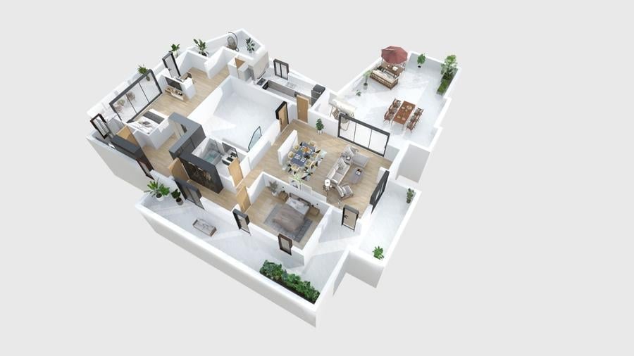 Apartament cu 4 camere decomandat în Moșilor