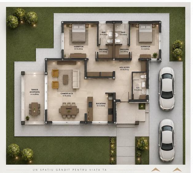 Casă cu Teren 491 Mp în Central