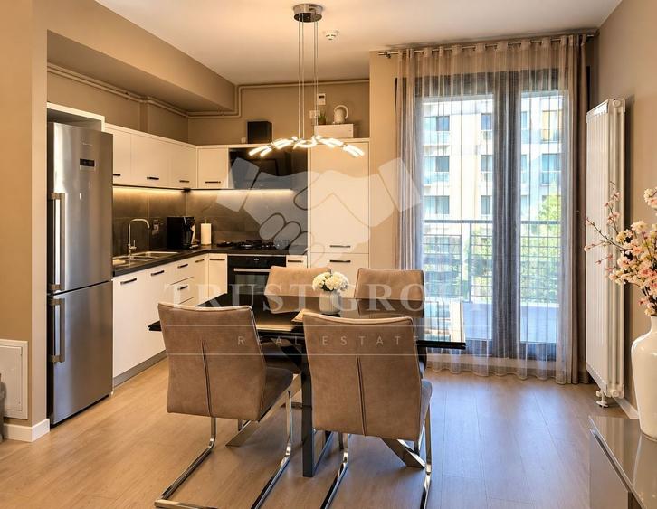 Apartament cu 2 camere semidecomandat, mobilat în Herăstrău