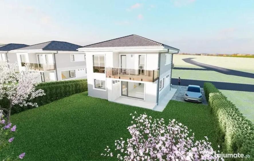 Casă cu 5 camere cu Teren 500 Mp în Chinteni