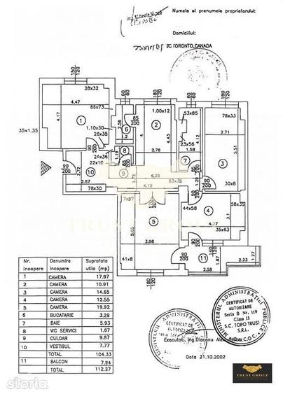 Apartament 5 camere Victoriei | Imobil 1991 - 2