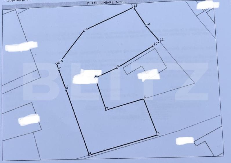 Teren Construcții intravilan de 1435 mp, în Exterior Sud