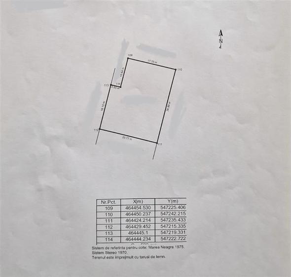 Teren Construcții intravilan de 522 mp, în Tractorul
