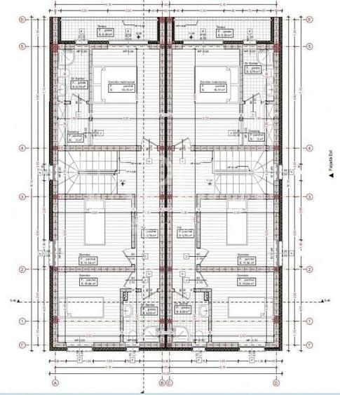 Duplex cu 6 camere cu Canalizare în Florești