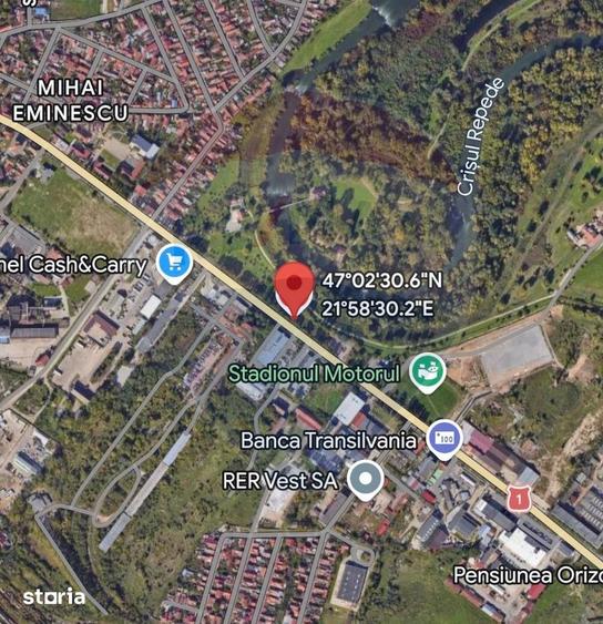 Teren de 2300 mp, în Oșorhei
