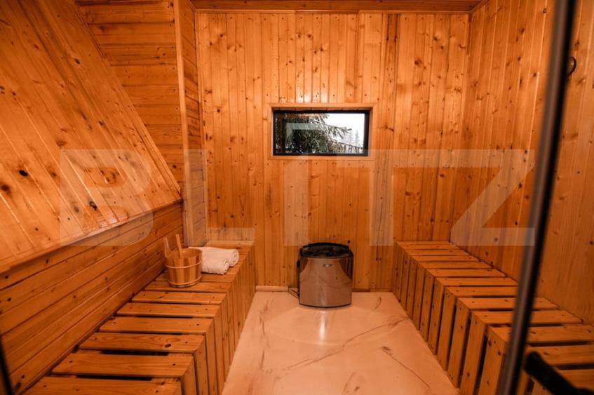 Cabana A-Frame, 195 mp utili, 600 mp teren, Sauna & Ciubar - 3