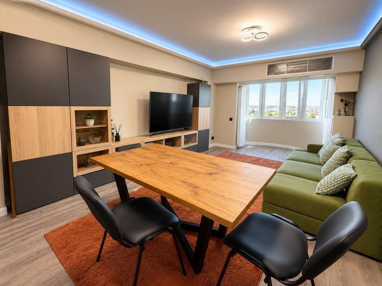 Apartament cu 4 camere decomandat, mobilat în Nicolina