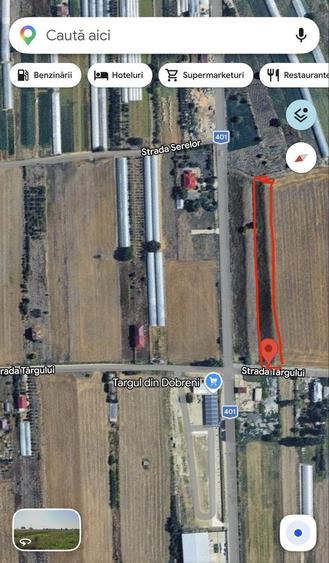 Teren de 2500 mp, în Vidra