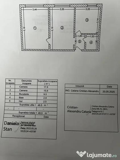 Apartament 2 camere Titan Aleea Fete?ti | Bloc reabilitat - 9
