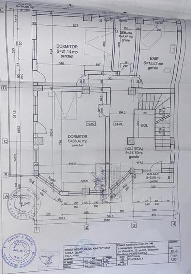 Casă individuală cu 5 camere cu Canalizare în Pieptănari