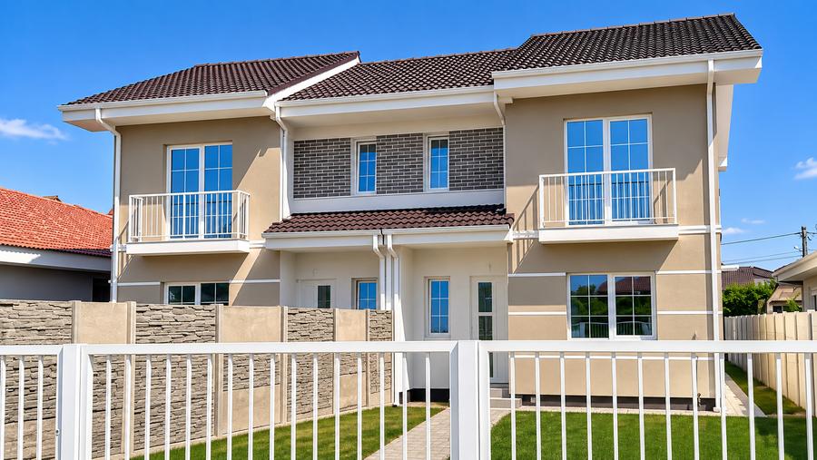 Duplex cu 4 camere cu Canalizare în Moșnița Nouă